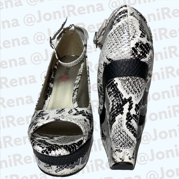 π₯ Sexy Snakeskin Wedges | SIZE 7 π₯π₯ - Picture 5 of 8